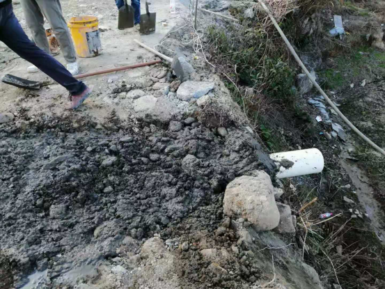 施工现场图-乐清河道整治工程